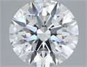 Del inventario de diamantes de laboratorio, 2.36 quilates, Redondo , Color F, claridad VVS2 y certificado IGI