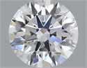 Lab Grown Diamond 1.35 Carats, Round with Ideal Cut, D Color, VS1 Clarity and Certified by IGI