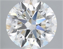 Del inventario de diamantes de laboratorio, 2.87 quilates, Redondo , Color F, claridad VS1 y certificado IGI