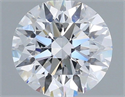 Lab Grown Diamond 1.33 Carats, Round with Ideal Cut, E Color, VS1 Clarity and Certified by IGI