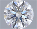 Lab Grown Diamond 1.41 Carats, Round with Ideal Cut, E Color, VS1 Clarity and Certified by IGI
