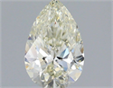 Natural Diamond 1.00 Carats, Pear with  Cut, J Color, VS1 Clarity and Certified by IGI