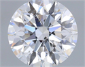 Natural Diamond 0.70 Carats, Round with Excellent Cut, D Color, SI1 Clarity and Certified by IGI