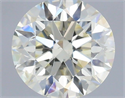 Natural Diamond 0.50 Carats, Round with Excellent Cut, L Color, SI1 Clarity and Certified by IGI