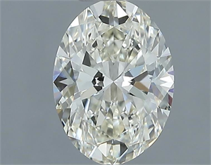 Picture of Natural Diamond 1.01 Carats, Oval with  Cut, J Color, VVS1 Clarity and Certified by IGI