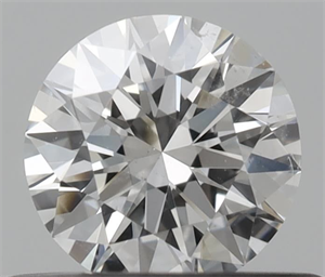 Foto Diamante Natural 0.41 quilates, Redondo , Color F, claridad SI1 y certificado IGI de