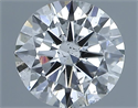 Natural Diamond 0.70 Carats, Round with Excellent Cut, F Color, SI1 Clarity and Certified by IGI