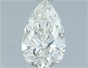 Natural Diamond 1.00 Carats, Pear with  Cut, H Color, VVS2 Clarity and Certified by IGI