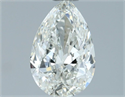 Natural Diamond 0.90 Carats, Pear with  Cut, H Color, VVS1 Clarity and Certified by IGI