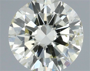 Picture of Natural Diamond 0.70 Carats, Round with Very Good Cut, J Color, SI2 Clarity and Certified by IGI
