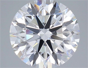 Picture of Lab Grown Diamond 6.00 Carats, Round with Ideal Cut, D Color, VVS2 Clarity and Certified by IGI
