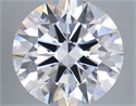 Lab Grown Diamond 5.77 Carats, Round with Excellent Cut, F Color, VVS2 Clarity and Certified by IGI