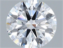 Lab Grown Diamond 1.36 Carats, Round with Ideal Cut, E Color, VS1 Clarity and Certified by IGI