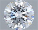 Del inventario de diamantes de laboratorio, 1.35 quilates, Redondo , Color E, claridad VVS2 y certificado IGI