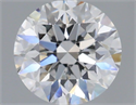 Del inventario de diamantes de laboratorio, 1.30 quilates, Redondo , Color E, claridad VVS2 y certificado IGI