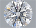 Lab Grown Diamond 1.32 Carats, Round with Very Good Cut, D Color, VS2 Clarity and Certified by IGI