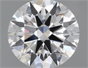 Lab Grown Diamond 1.34 Carats, Round with Ideal Cut, D Color, VS1 Clarity and Certified by IGI