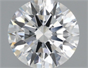 Del inventario de diamantes de laboratorio, 2.12 quilates, Redondo , Color F, claridad VVS2 y certificado IGI