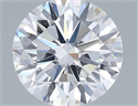 Del inventario de diamantes de laboratorio, 1.36 quilates, Redondo , Color E, claridad VS2 y certificado IGI