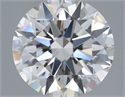 Del inventario de diamantes de laboratorio, 2.56 quilates, Redondo , Color F, claridad VVS2 y certificado IGI