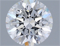 Lab Grown Diamond 1.36 Carats, Round with Excellent Cut, D Color, VS1 Clarity and Certified by IGI