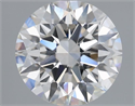 Del inventario de diamantes de laboratorio, 2.11 quilates, Redondo , Color F, claridad VVS2 y certificado IGI