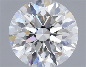 Picture of Lab Grown Diamond 1.30 Carats, Round with Excellent Cut, E Color, VVS2 Clarity and Certified by IGI