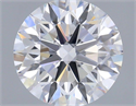 Lab Grown Diamond 1.30 Carats, Round with Excellent Cut, D Color, VS1 Clarity and Certified by IGI