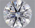Lab Grown Diamond 1.17 Carats, Round with Ideal Cut, D Color, VS1 Clarity and Certified by IGI