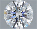 Lab Grown Diamond 2.06 Carats, Round with Ideal Cut, E Color, VVS2 Clarity and Certified by IGI