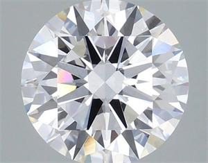 Picture of Lab Grown Diamond 3.57 Carats, Round with Ideal Cut, E Color, VVS2 Clarity and Certified by IGI