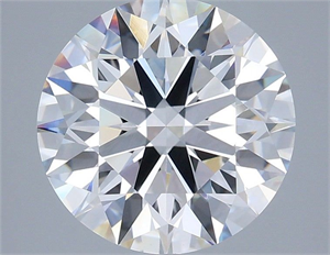 Picture of Lab Grown Diamond 3.57 Carats, Round with Ideal Cut, E Color, VVS2 Clarity and Certified by IGI