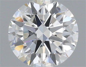 Picture of Natural Diamond 0.40 Carats, Round with Excellent Cut, F Color, VVS1 Clarity and Certified by IGI