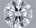 Natural Diamond 0.40 Carats, Round with Very Good Cut, F Color, SI2 Clarity and Certified by IGI