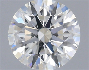 Picture of Natural Diamond 0.44 Carats, Round with Excellent Cut, F Color, VS2 Clarity and Certified by IGI