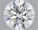 Natural Diamond 0.51 Carats, Round with Excellent Cut, F Color, VS1 Clarity and Certified by IGI
