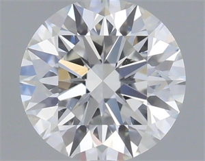 Picture of Natural Diamond 0.56 Carats, Round with Excellent Cut, F Color, VS2 Clarity and Certified by IGI