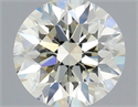 Natural Diamond 0.50 Carats, Round with Very Good Cut, G Color, VVS2 Clarity and Certified by IGI