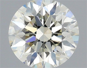 Picture of Natural Diamond 0.50 Carats, Round with Very Good Cut, G Color, VVS2 Clarity and Certified by IGI