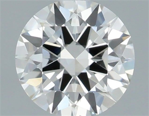 Picture of Natural Diamond 0.40 Carats, Round with Excellent Cut, H Color, VVS2 Clarity and Certified by IGI