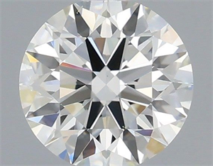 Picture of Natural Diamond 0.41 Carats, Round with Excellent Cut, H Color, SI1 Clarity and Certified by IGI