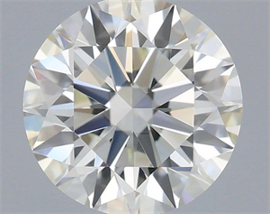 Picture of Natural Diamond 0.50 Carats, Round with Excellent Cut, H Color, VVS2 Clarity and Certified by IGI
