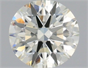 Natural Diamond 0.50 Carats, Round with Excellent Cut, L Color, SI1 Clarity and Certified by IGI