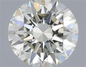 Picture of Natural Diamond 0.46 Carats, Round with Excellent Cut, I Color, VVS2 Clarity and Certified by IGI
