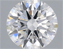 Natural Diamond 0.40 Carats, Round with Very Good Cut, D Color, SI1 Clarity and Certified by IGI