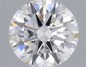 Picture of Natural Diamond 0.40 Carats, Round with Very Good Cut, D Color, SI1 Clarity and Certified by IGI