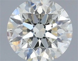 Picture of Natural Diamond 0.50 Carats, Round with Excellent Cut, G Color, SI2 Clarity and Certified by IGI