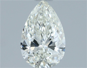 Picture of Natural Diamond 0.70 Carats, Pear with  Cut, H Color, IF Clarity and Certified by IGI
