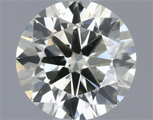 Foto Diamante Natural 0.46 quilates, Redondo , Color L, claridad SI1 y certificado IGI de