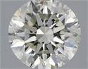 Natural Diamond 0.40 Carats, Round with Very Good Cut, I Color, SI1 Clarity and Certified by IGI